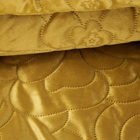 NARZUTA NA ŁÓŻKO EUROFIRANY ARIEL 4 230X260 CM MUSZTARDOWY