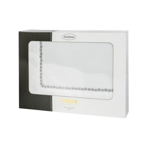 OBRUS EUROFIRANY ELINA 140 X 260 CM BIAŁY