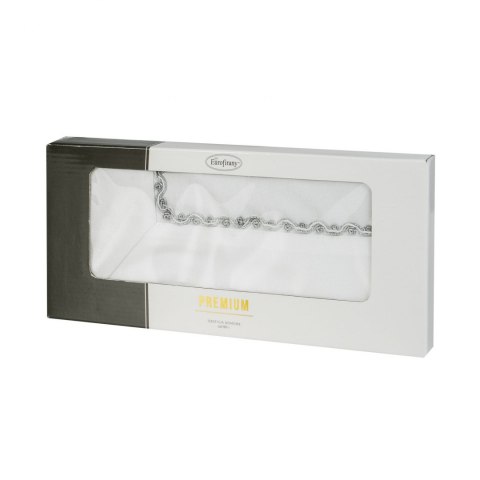 OBRUS EUROFIRANY ELINA 85 X 85 CM BIAŁY