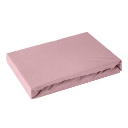 PRZEŚCIERADŁO JERSEY3 240X220 CM, WYS.30 CM PUDROWY RÓŻ