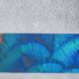 RĘCZNIK CAMILA 70X140 CM SREBRNY