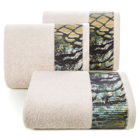 RĘCZNIK CARLA 70X140 CM BEŻOWY