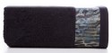 RĘCZNIK CARLA 70X140 CM CZARNY