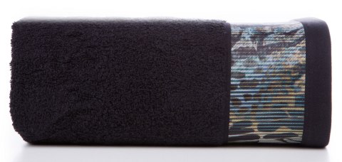 RĘCZNIK CARLA 70X140 CM CZARNY