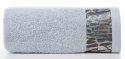 RĘCZNIK CARLA 70X140 CM SREBRNY