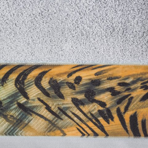 RĘCZNIK COLLIN 70X140 CM SREBRNY