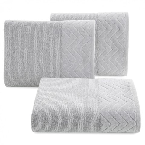 RĘCZNIK ZOE (03) 70X140 CM SREBRNY