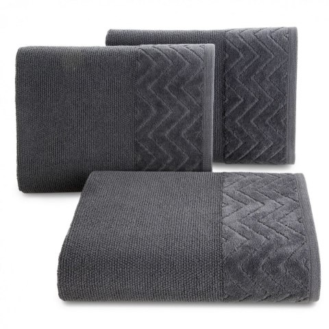 RĘCZNIK ZOE (08) 70X140 CM GRAFITOWY