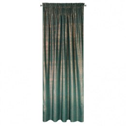 ZASŁONA GOTOWA EUROFIRANY 1SZT. AMBI NA TAŚMIE 140X270 CM CIEMNOTURKUSOWY