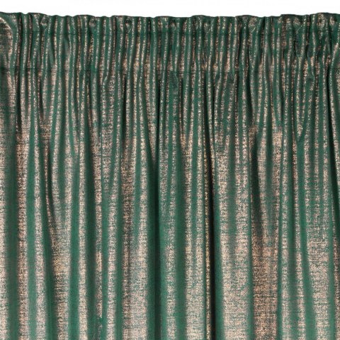 ZASŁONA GOTOWA EUROFIRANY 1SZT. AMBI NA TAŚMIE 140X270 CM CIEMNOTURKUSOWY