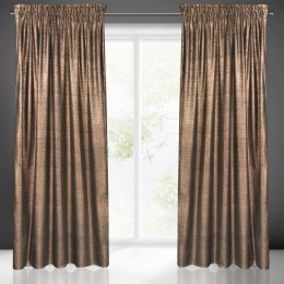 ZASŁONA GOTOWA EUROFIRANY 1SZT. AMBI NA TAŚMIE 140X270 CM CZARNY