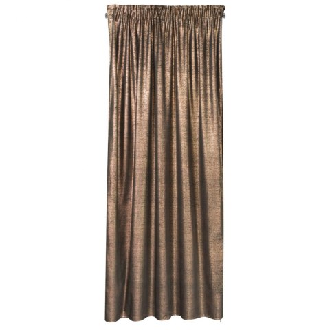 ZASŁONA GOTOWA EUROFIRANY 1SZT. AMBI NA TAŚMIE 140X270 CM CZARNY