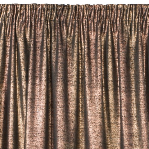 ZASŁONA GOTOWA EUROFIRANY 1SZT. AMBI NA TAŚMIE 140X270 CM CZARNY