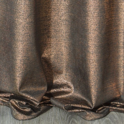 ZASŁONA GOTOWA EUROFIRANY 1SZT. AMBI NA TAŚMIE 140X270 CM CZARNY