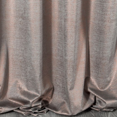 ZASŁONA GOTOWA EUROFIRANY 1SZT. AMBI NA TAŚMIE 140X270 CM MIEDZIANY