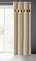ZASŁONA GOTOWA EUROFIRANY 1SZT. BUENO 140X250 CM BEŻOWY