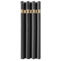 ZASŁONA GOTOWA EUROFIRANY 1SZT. BUENO 140X250 CM CZARNY