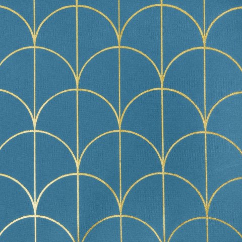 ZASŁONA GOTOWA EUROFIRANY 1SZT. CANDE 140X250 CM NIEBIESKI