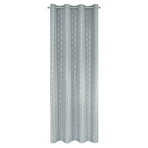 ZASŁONA GOTOWA EUROFIRANY 1SZT. CANDE 140X250 CM SZARY