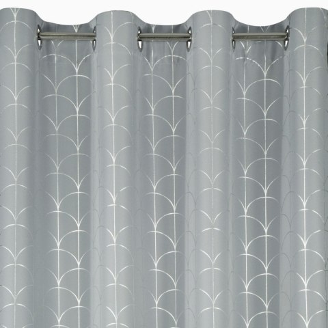 ZASŁONA GOTOWA EUROFIRANY 1SZT. CANDE 140X250 CM SZARY