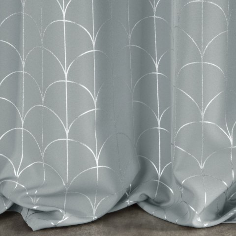 ZASŁONA GOTOWA EUROFIRANY 1SZT. CANDE 140X250 CM SZARY