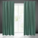 ZASŁONA GOTOWA EUROFIRANY 1SZT. CUBE 140X250 CM CIEMNOZIELONY