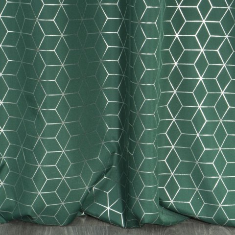 ZASŁONA GOTOWA EUROFIRANY 1SZT. CUBE 140X250 CM CIEMNOZIELONY