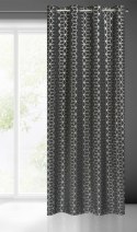 ZASŁONA GOTOWA EUROFIRANY 1SZT. CUBE 140X250 CM CZARNY