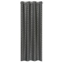 ZASŁONA GOTOWA EUROFIRANY 1SZT. CUBE 140X250 CM CZARNY