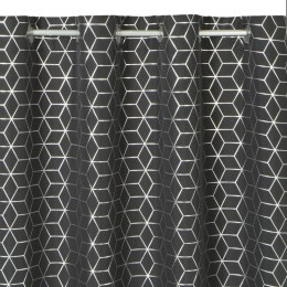 ZASŁONA GOTOWA EUROFIRANY 1SZT. CUBE 140X250 CM CZARNY