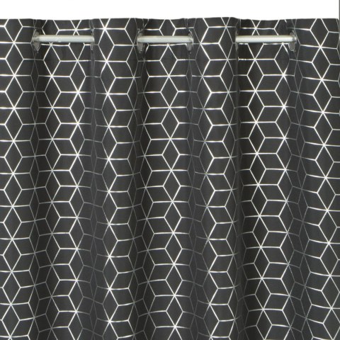 ZASŁONA GOTOWA EUROFIRANY 1SZT. CUBE 140X250 CM CZARNY