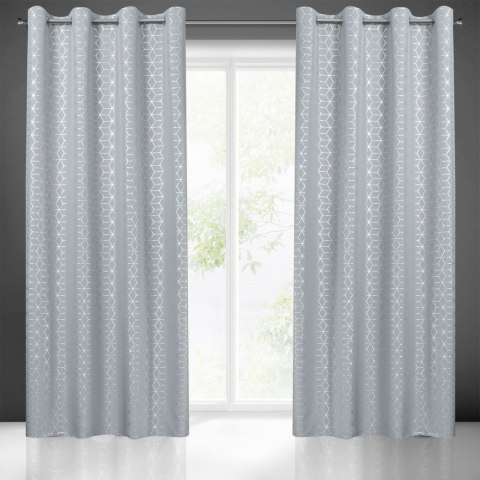 ZASŁONA GOTOWA EUROFIRANY 1SZT. CUBE 140X250 CM SZARY