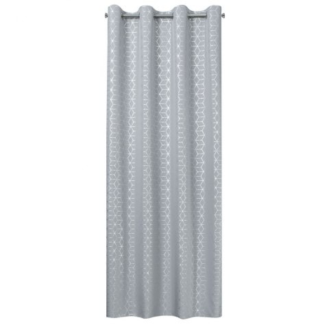 ZASŁONA GOTOWA EUROFIRANY 1SZT. CUBE 140X250 CM SZARY