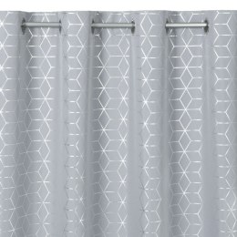 ZASŁONA GOTOWA EUROFIRANY 1SZT. CUBE 140X250 CM SZARY