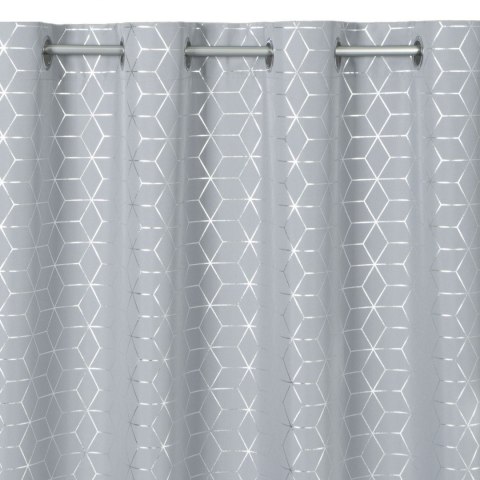 ZASŁONA GOTOWA EUROFIRANY 1SZT. CUBE 140X250 CM SZARY