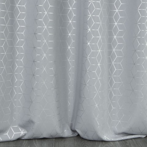 ZASŁONA GOTOWA EUROFIRANY 1SZT. CUBE 140X250 CM SZARY