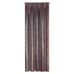 ZASŁONA GOTOWA EUROFIRANY 1SZT. EBRU NA TAŚMIE 140X270 CM MIEDZIANY