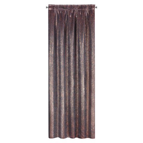 ZASŁONA GOTOWA EUROFIRANY 1SZT. EBRU NA TAŚMIE 140X270 CM MIEDZIANY