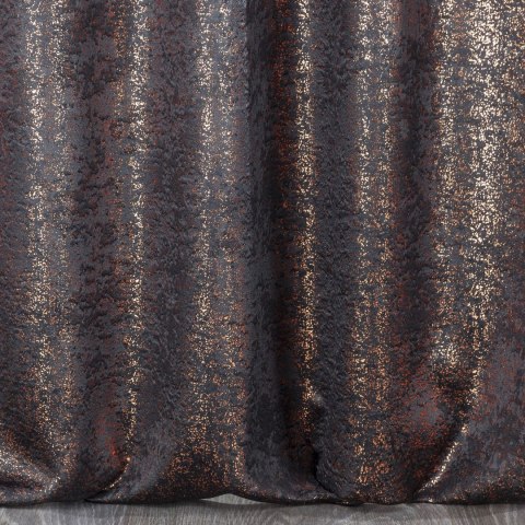 ZASŁONA GOTOWA EUROFIRANY 1SZT. EBRU NA TAŚMIE 140X270 CM MIEDZIANY