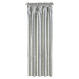 ZASŁONA GOTOWA EUROFIRANY 1SZT. EBRU NA TAŚMIE 140X270 CM SREBRNY