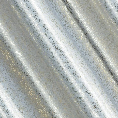 ZASŁONA GOTOWA EUROFIRANY 1SZT. EBRU NA TAŚMIE 140X270 CM SREBRNY