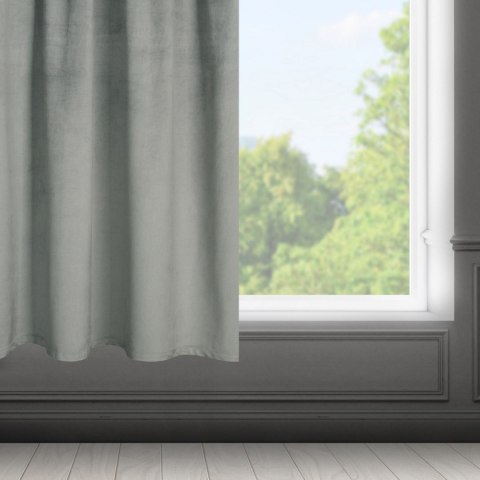 ZASŁONA GOTOWA EUROFIRANY FARGO NA TAŚMIE 140X175 CM GRAFITOWY