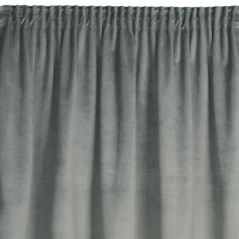 ZASŁONA GOTOWA EUROFIRANY FARGO NA TAŚMIE 140X175 CM GRAFITOWY