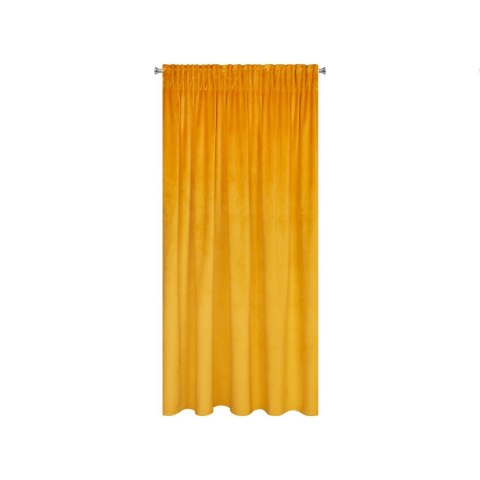 ZASŁONA GOTOWA EUROFIRANY 1SZT. EUROFIRANY 1SZT. FARGO NA TAŚMIE 140X175 CM MUSZTARDOWY