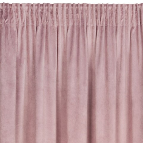 ZASŁONA GOTOWA EUROFIRANY EUROFIRANY 1SZT. FARGO NA TAŚMIE 140X175 CM PUDROWY RÓŻ