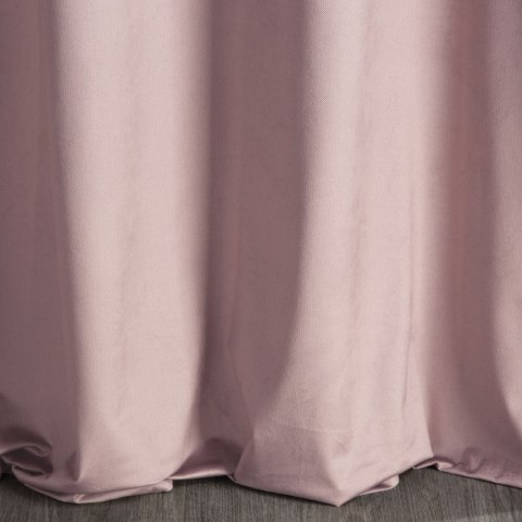 ZASŁONA GOTOWA EUROFIRANY EUROFIRANY 1SZT. FARGO NA TAŚMIE 140X175 CM PUDROWY RÓŻ