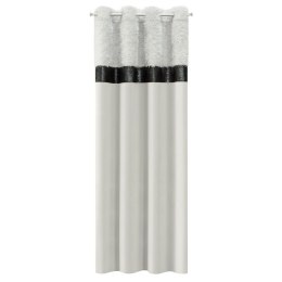 ZASŁONA GOTOWA EUROFIRANY 1szt JASMIN 140X250 CM SREBRNY