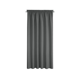 ZASŁONA GOTOWA EUROFIRANY RITA NA TAŚMIE 140X175 CM GRAFITOWY