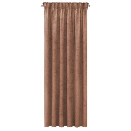 ZASŁONA GOTOWA EUROFIRANY  1SZT. ANISA NA TAŚMIE 140X270 CM RÓŻOWY