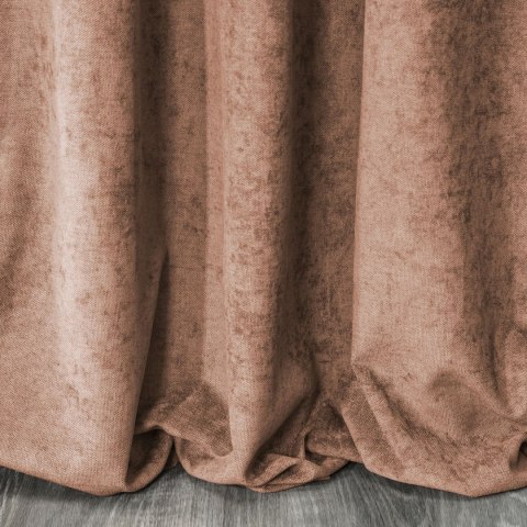 ZASŁONA GOTOWA EUROFIRANY  1SZT. ANISA NA TAŚMIE 140X270 CM RÓŻOWY